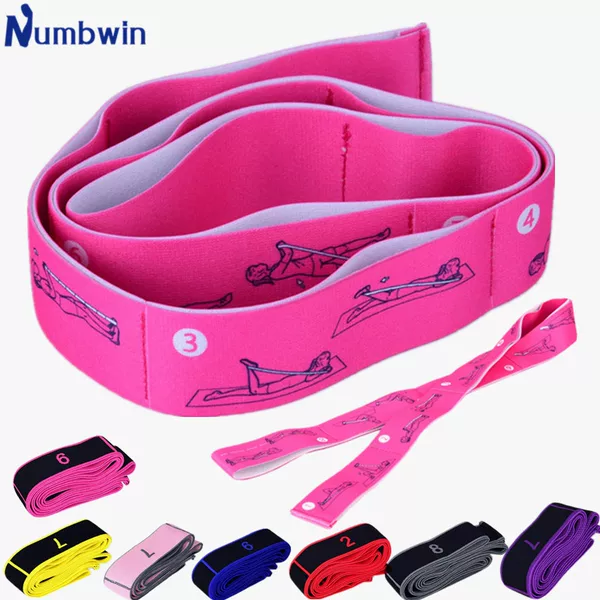 Yoga elastic band adult children stretch auxiliary band posture band fitness resistance band dance practice Digital band