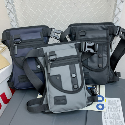 Outdoor travel waist and leg bag, motorcycle riding tactical multi-functional bag, trendy men's bag, sports waist bag, Luya fishing gear bag