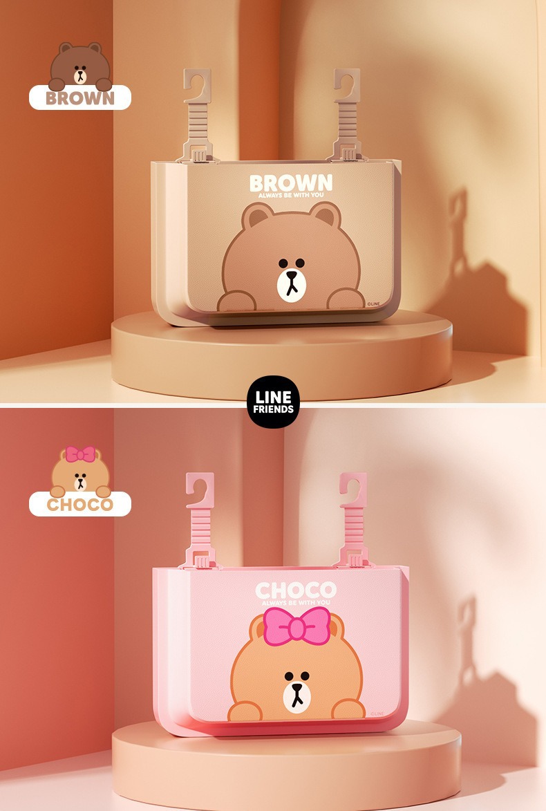 Cartoon Car Air Vent Storage Box, Car Storage Supplies, In-Car Storage Box, Storage Container, Phone Storage Bag