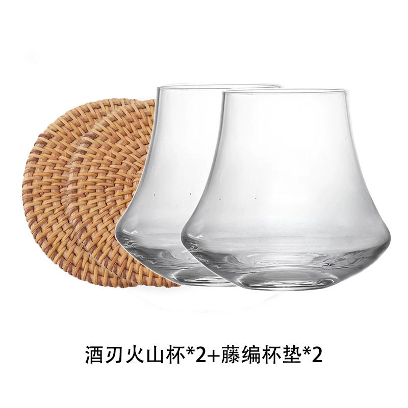 日本富士山カップガラスコーヒーカップインターネット有名人カップデザインニッチ見栄えの良いガラスカップダーティーコーヒーカップ|undefined