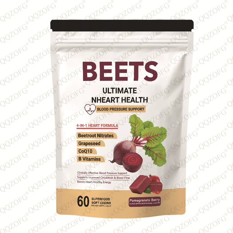 Amazon трансграничные горячие продажи Beets Soft Chews Свекла мягкие жевательные таблетки 60 таблеток O EM