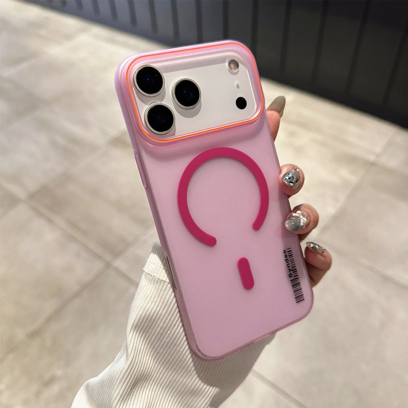 苹果17promax半透磁吸手机壳 iPhone16肤感磨砂15/14柔砂13保护套|undefined