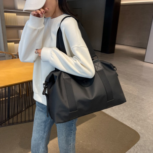 Travel bag, handheld luggage shoulder bag, capacious sports sports bag, Korean style 4