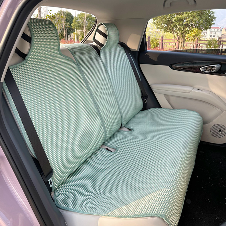 Suitable for Geely Xingyuan Car Seat Cover, Four-Season Semi-Enclosed New Ice Silk Seat Cushion, Xingyuan Special Car Seat Cushion for Women