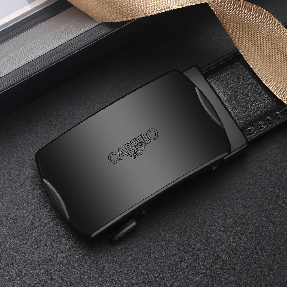 스타일 1 블랙 버클 블랙 벨트 [절묘한 선물 상자 포장]