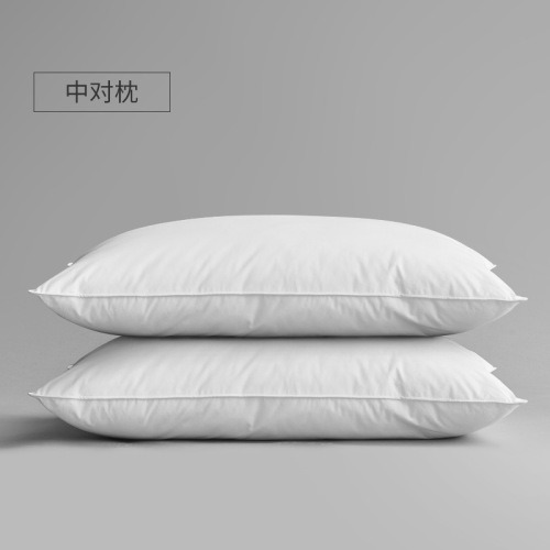 Five-star hotel pillows, single and double feather velvet couple cotton pillow core, home cervical vertebra support to help sleep wholesale
