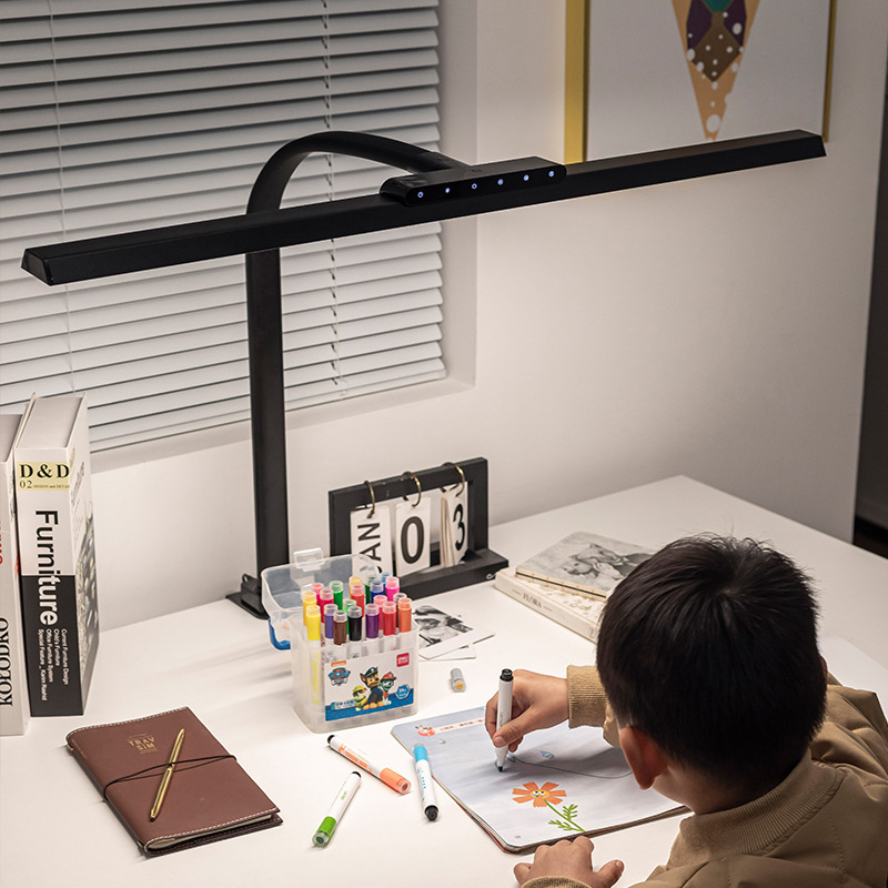 LED children study desk eye protection desk lamp computer screen work designer long arm clip type eye protection lamp
