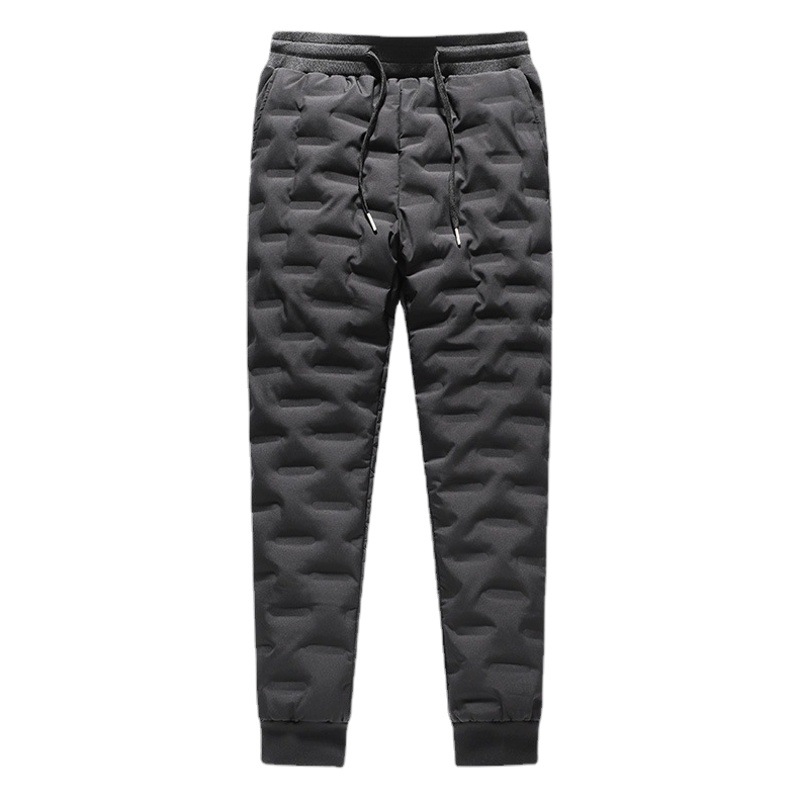 Men's Cotton Pants for Autumn and Winter, Waterproof and Snowproof, Youth Style, Fleece-Lined, Thickened, Warm, Fashionable Snow Pants, Wholesale