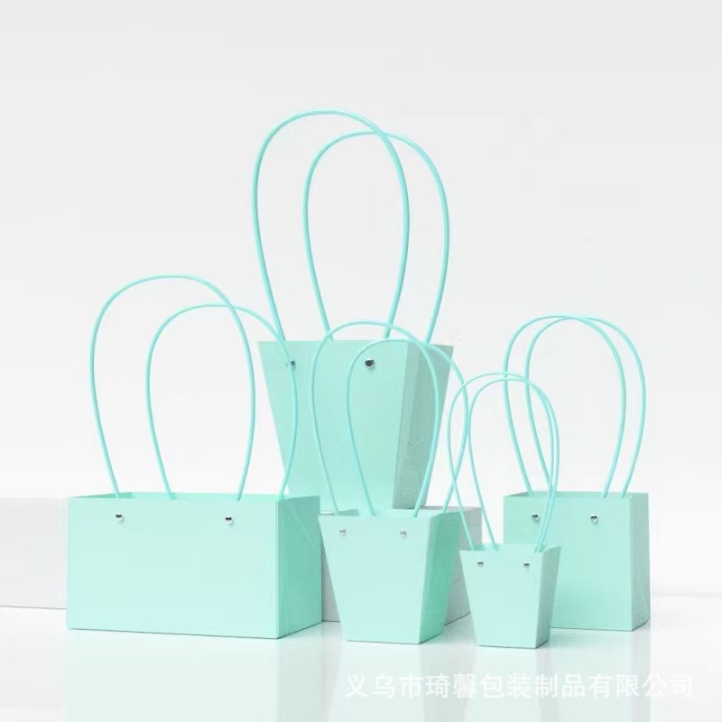 Caja Portátil para Flores de Cartón Blanco Impermeable para Arreglos Florales image 8