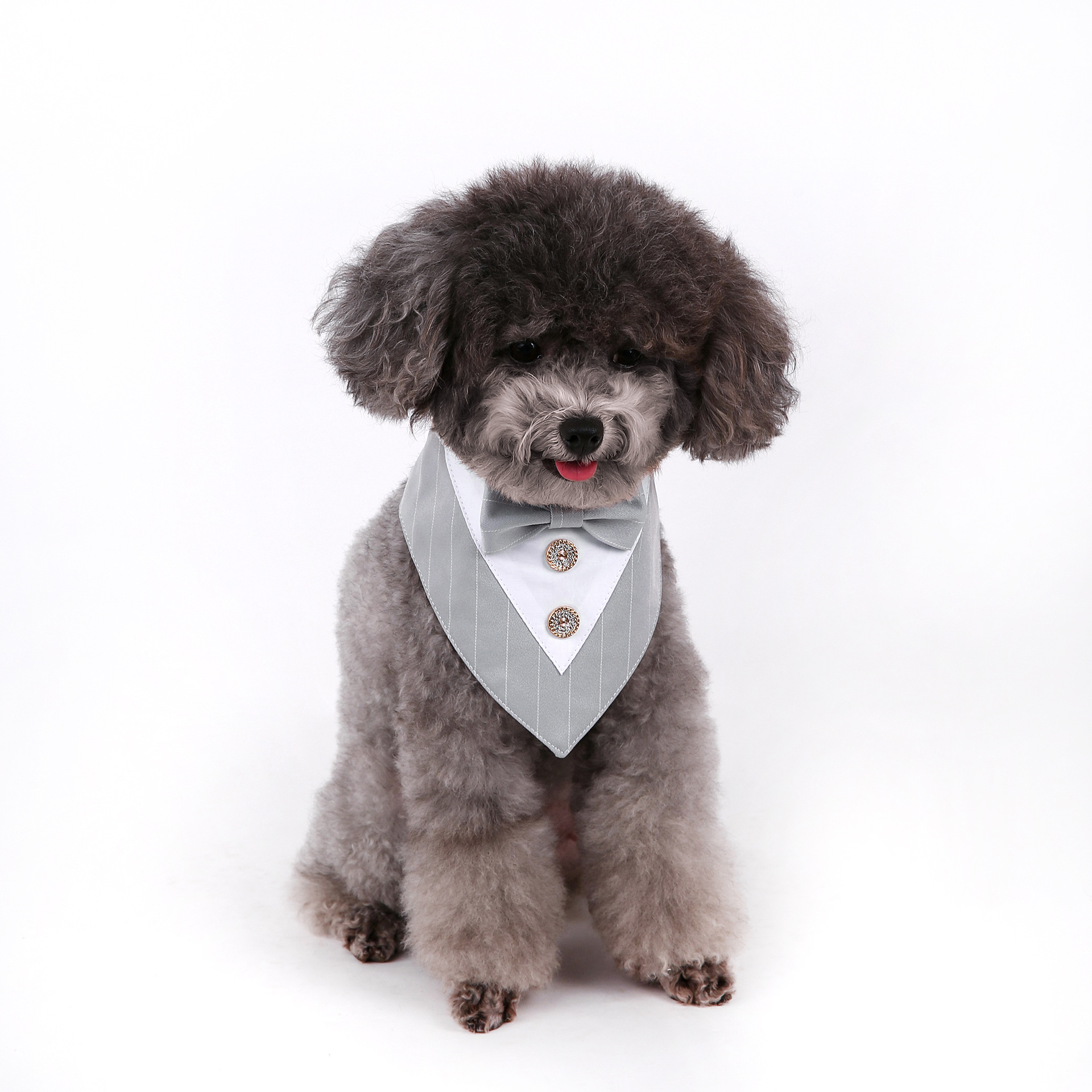 Navidad Año Nuevo Spot transfronterizo boda británica trajes toallas para mascotas bufandas perros velcro toallas para mascotas triángulos