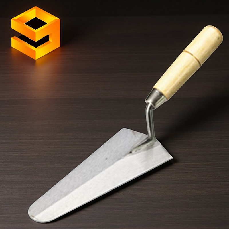 厂家批发木柄砌砖刀 铲刀建筑装潢工具定制 加厚抹泥刀刮平