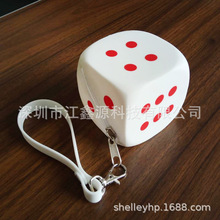 现货硅胶骰子包拉链包零钱包卡通耳塞口红收纳包包挂件硅胶礼品