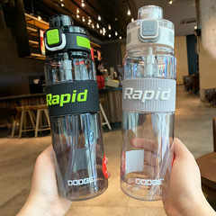ドッジ希楽ドジャース新型tritan学生高颜値ストロー持ち手弾蓋運動プラスチックカップ