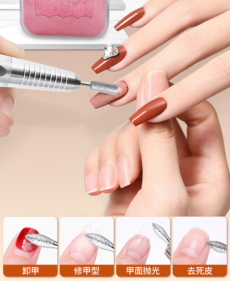 New P30 Cordless Battery Nail Polisher 35000 rpm Rechargeable Portable Electric Polisher Nail Remover