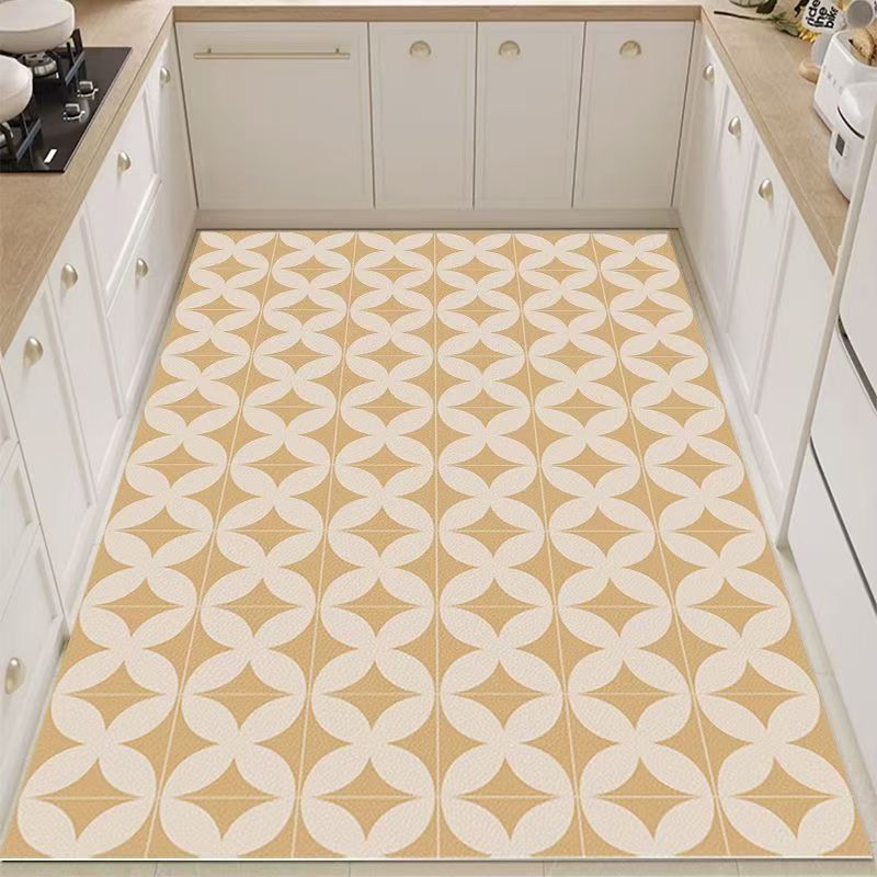 Alfombrilla especial para cocina, impermeable y a prueba de aceite, pvc, tapete de cuero para el hogar, tapete antideslizante y antisucio para el vestíbulo