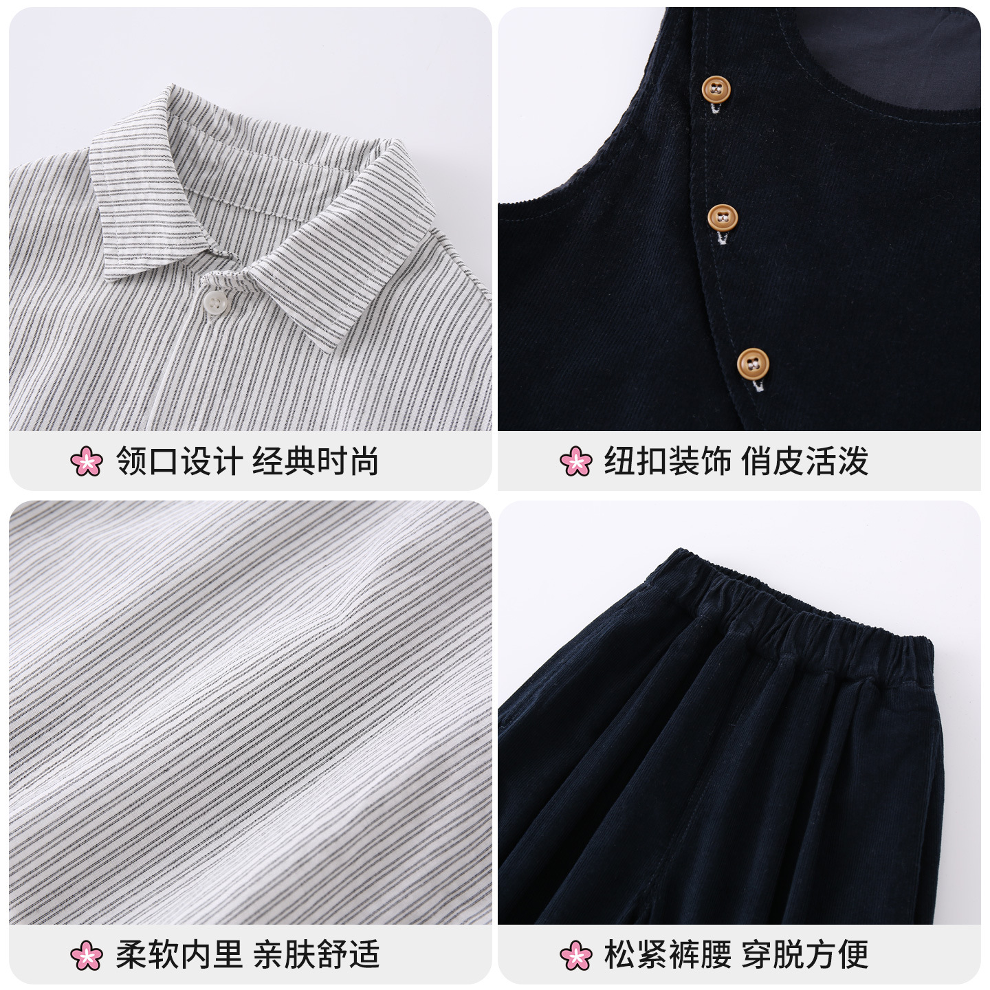 2025年新作男の子秋スーツ、ハンサムでファッショナブルな子供服、男の子ベビー秋服、誕生日1歳ドレス3点セット