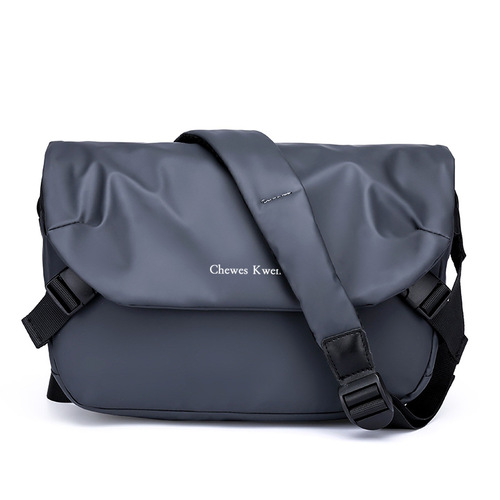 New men's unisex riding crossbody bag, trendy streetwear messenger bag, casual work-style small shoulder bag, backpack