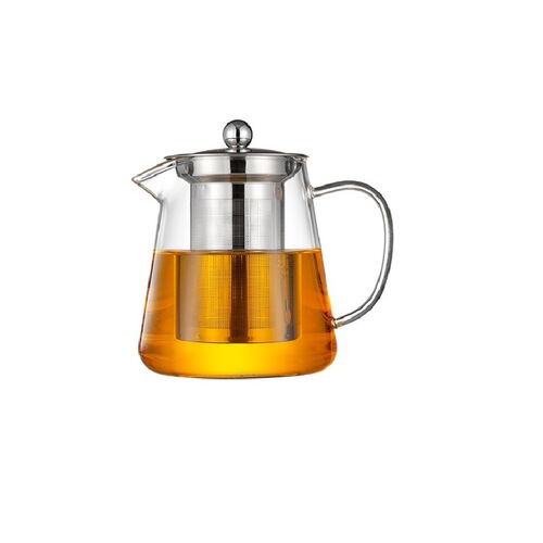 Glass teapot household heat-resistant and high-temperature tea brewer stainless steel filter liner tea water separation brewing tea brewer