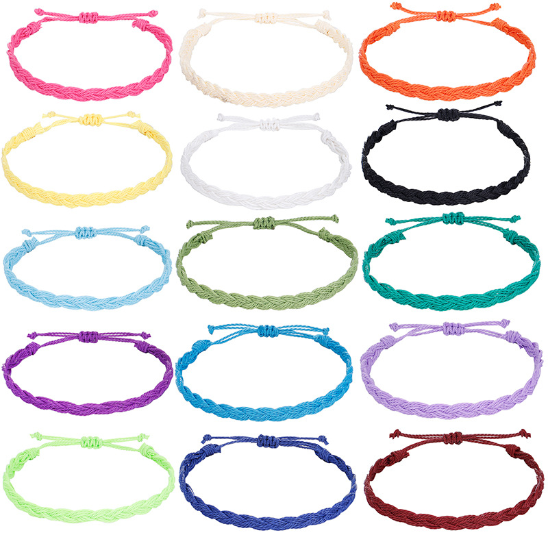 Ethnic Style Solid Color rope Knitting Womenu0027S Bracelets 1 Piece