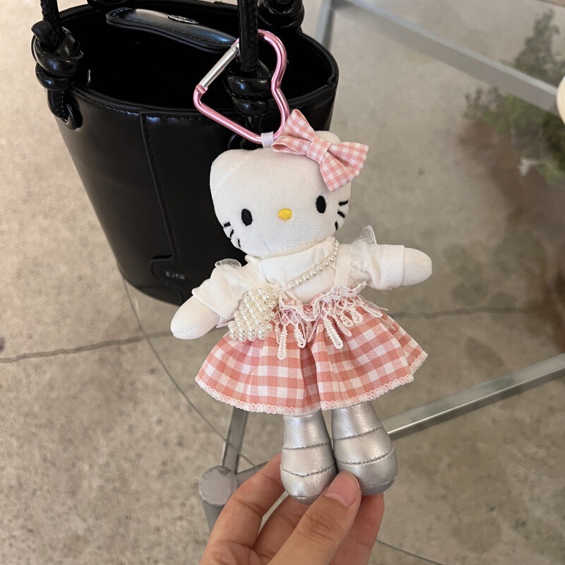 新しいかわいい長い脚ぬいぐるみペンダントスカートドレスアップベビー服インスタイル人形ペンダントバックパックキーホルダーバッグペンダント|undefined