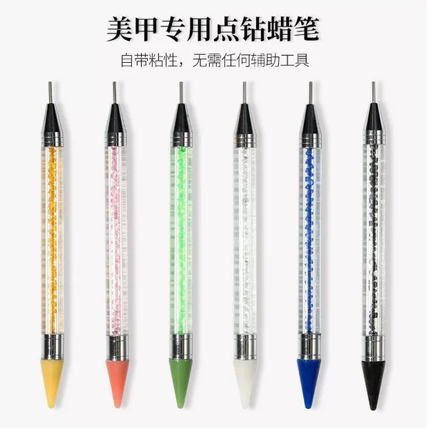 Manufacturer wholesale double-ended dotting pen for nail art, acrylic dotting pen, drill suction tool, drill removal tool, dotting needle, adhesive drill nail art tool