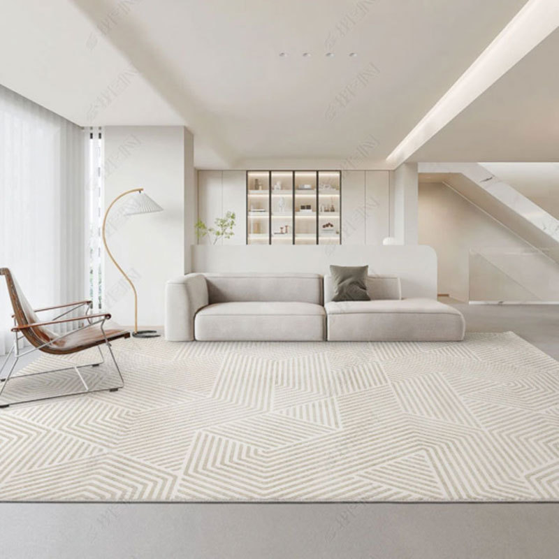 Alfombra de la sala de estar a cuadros francés mesa de café en casa manta antideslizante puerta dormitorio absorbente resistente a las manchas buena alfombra de cuidado