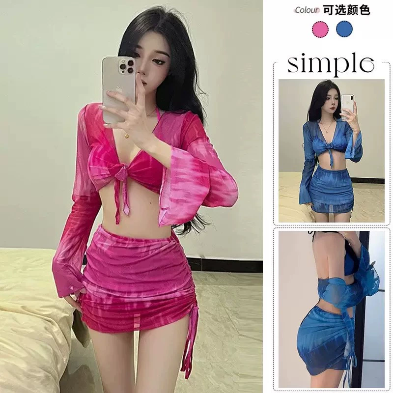 2024 новый купальник бикини женский пляж праздник четыре части