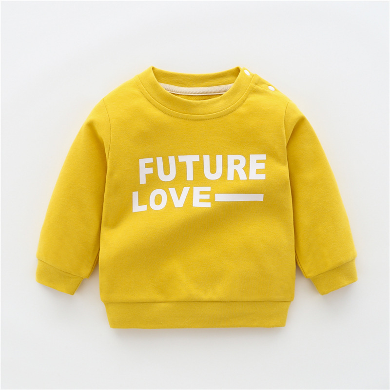 2022秋冬の新型子供服韓国版男女子供長袖tシャツの底のシャツがゆったりしています。|undefined