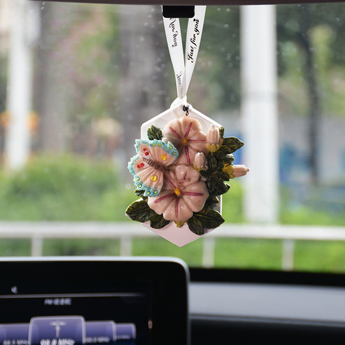 Sanxin Flower Butterfly Car Aromatherapy Silicone Mold DIY Chocolate Fondant Cake Decoration Car Ornaments