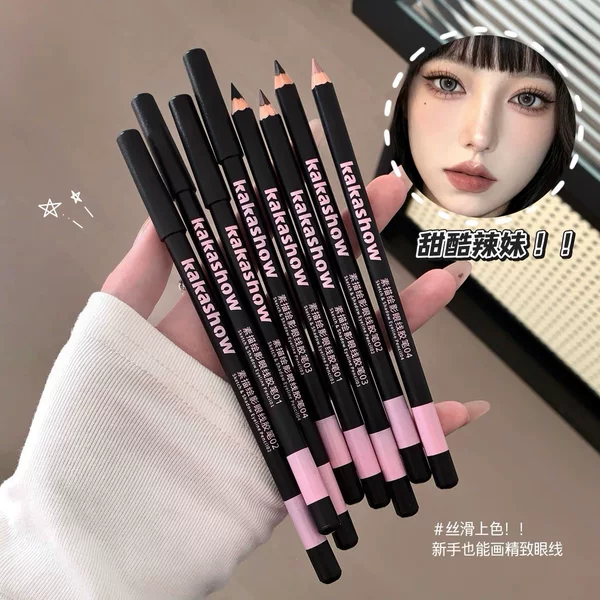 kakashow Sketch Shadow Eyeliner Gel Pen is natural, long-lasting, black-brown, smooth, color-rich, and waterproof makeup eyeliner