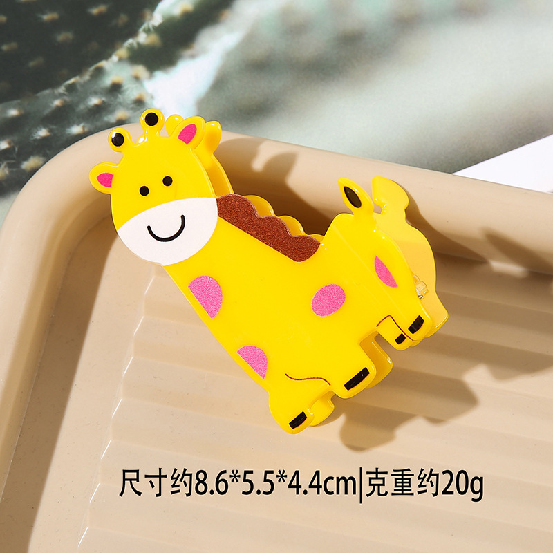 闪闪姑娘可爱萌宠动物鹦鹉抓夹燕子企鹅发夹狐狸螃蟹盘发鲨鱼夹子|undefined