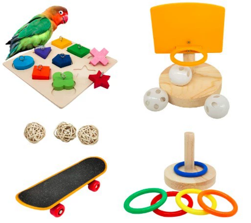 Игрушка, кольца, подставка, скейтборд, набор, можно кусать, 4 предмета