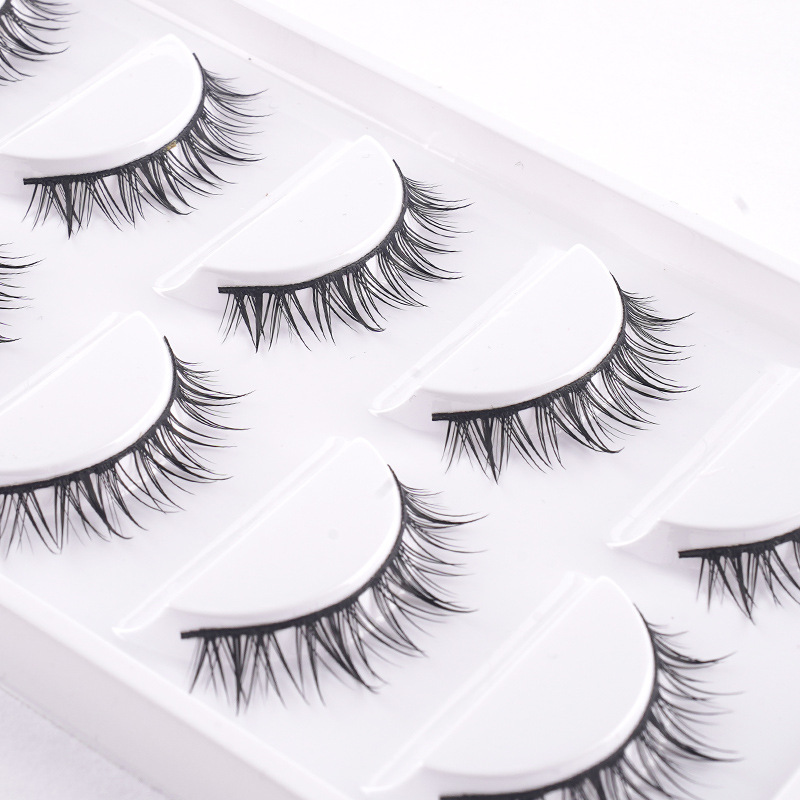 Wangwang Dog Dog Black Terrier Cómics Ojos Pequeños Demonios Pestañas postizas Barbie Mestizo Eyes Simulación natural Transfronterizo