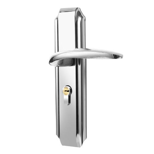 Home bedroom door thickened solid split lock indoor wooden door mute aluminum alloy new Chinese style handle lock