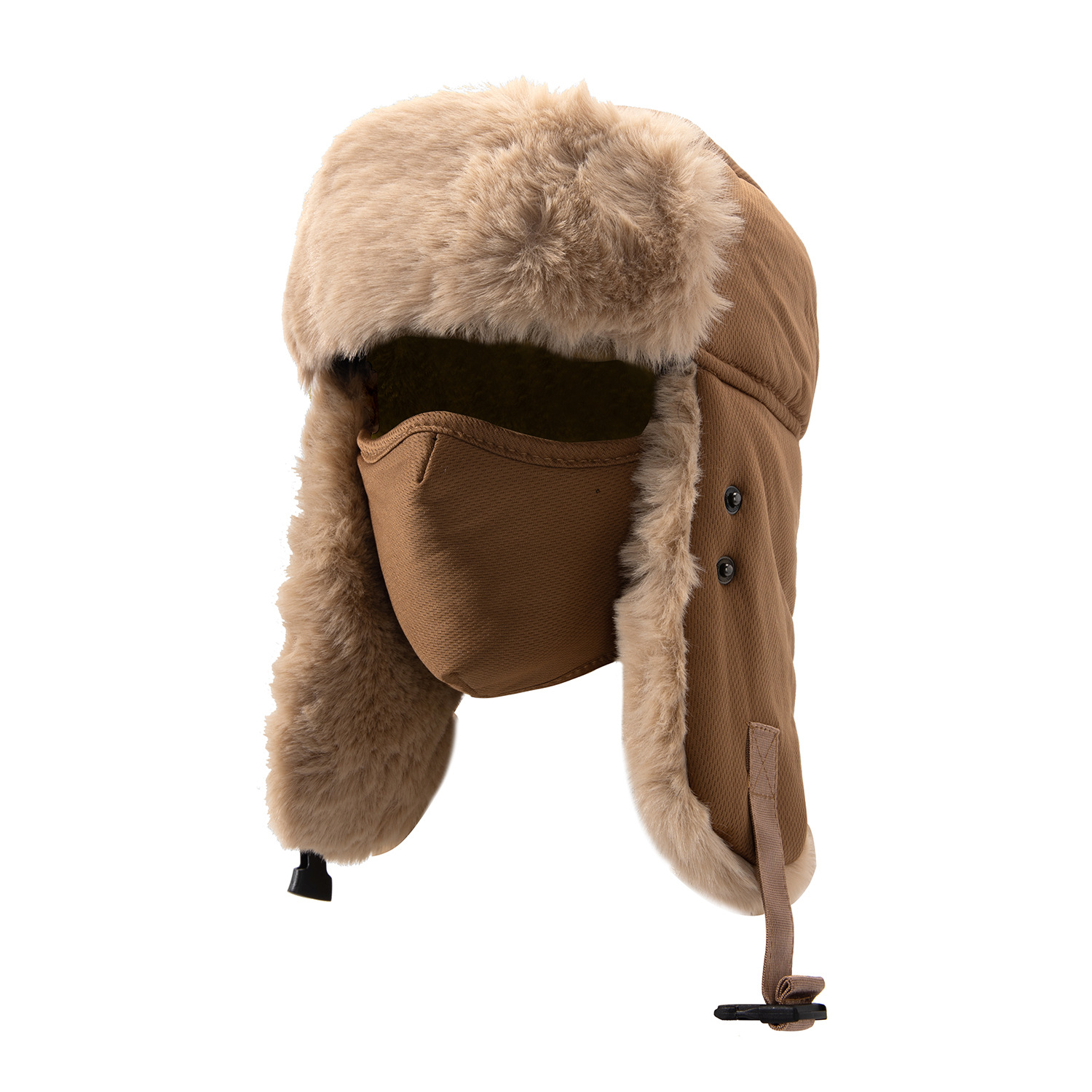 Sombrero invierno Thunderbolt sombrero hombre camuflaje grueso sombrero de esquí calentamiento almacenamiento de calor guantes de terciopelo sombrero de vuelo moda de personalidad