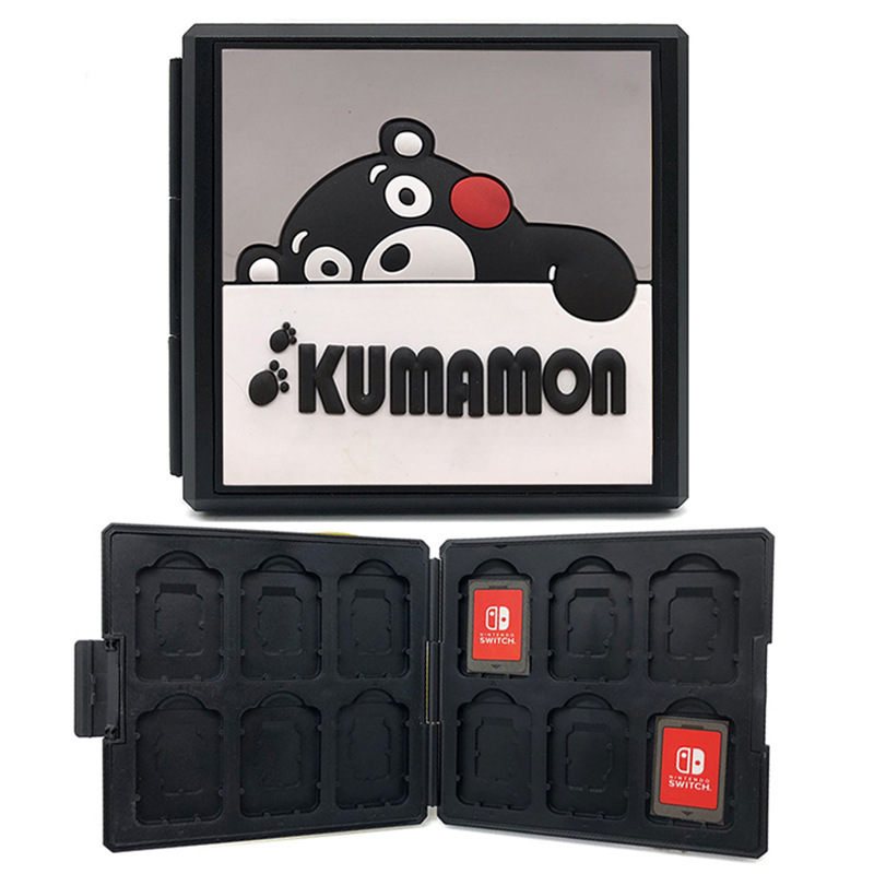 Interruptor de juego caja de cassette NS caja de tarjeta magnética de silicona caja de almacenamiento accesorios OLED caja de tarjeta portátil Lite Accesorios