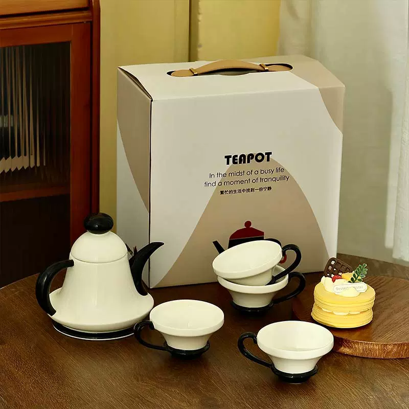 中古风陶瓷茶具套装乔迁新居礼物礼品实用送客户商务下午茶茶具