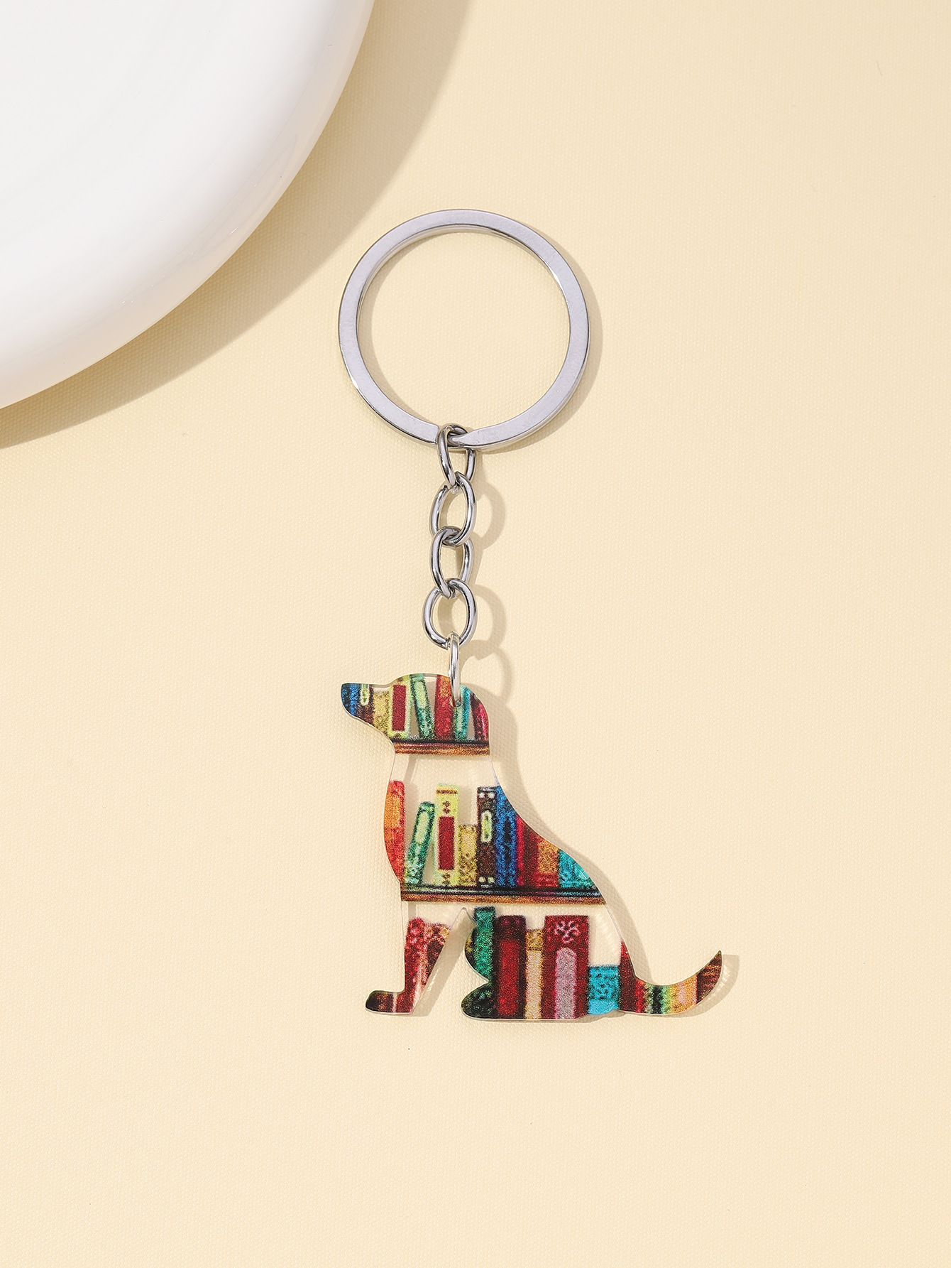 10g Weight Bag Pendant, Keychain Classification 1 Piece Quantity Daily, Street Occasion Acrylic Material Animal, Heart Shape Pattern Unisex Gender Simple Style, Classic Style Style Simple Style Classic Style Animal Heart Shape Arylic Unisex Bag Pendant Keychain 10
