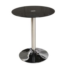 时尚洽谈圆几桌咖啡台吧桌圆茶几谈判桌圆形钢化玻璃边角几电话架