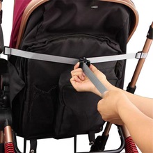 带手推车防滑无级婴儿车配件通用扣具配件加厚伞车尼龙靠背带调节