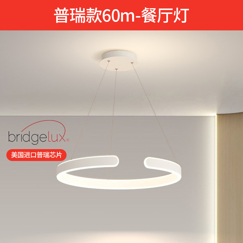 Luz de sala de estar de espectro completo lámpara principal lámpara de techo 2025 nueva lámpara de dormitorio moderna y simple lámpara de protección de ojos