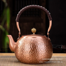 铜壶烧水壶煮水壶紫铜围炉煮茶铜茶壶纯手工明火泡茶壶纯铜大容量