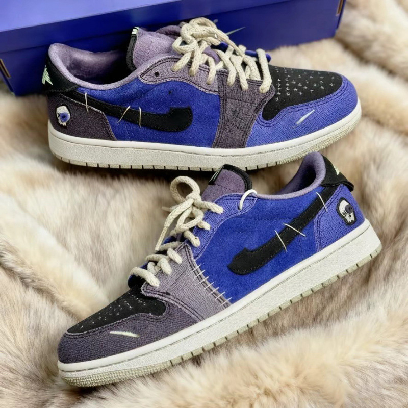 Original Aj1 Basketball Shoes, Small Wheel Voodoo Doll Jordan 1 Collaboration Sneakers, Unisex Student Casual Shoes for Autumn and Winter Original Aj1 Basketball Shoes, Small Wheel Voodoo Doll Jordan 1 Collaboration Sneakers, Unisex Student Casual Shoes for Autumn and Winter