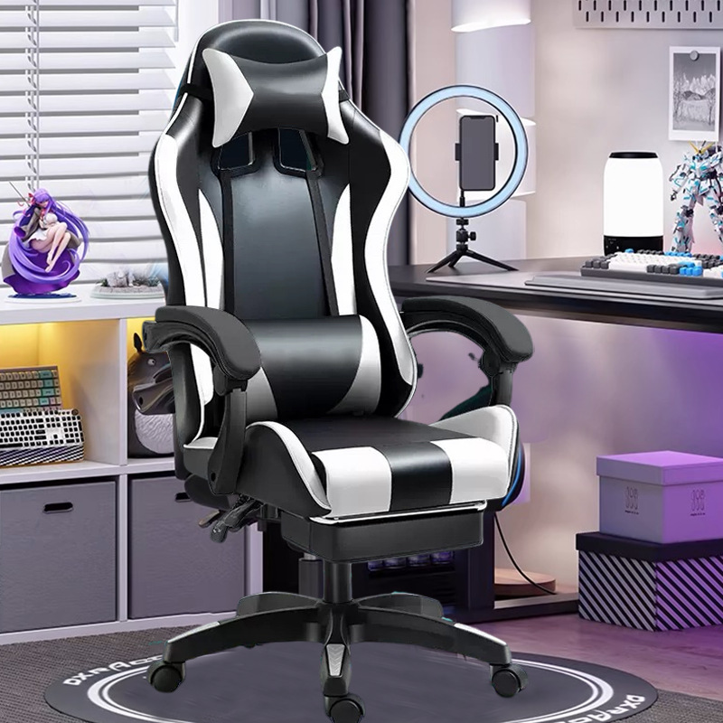 silla de juego de computadora silla de juego competitiva silla de juego silla giratoria industrial silla de oficina larga sentada