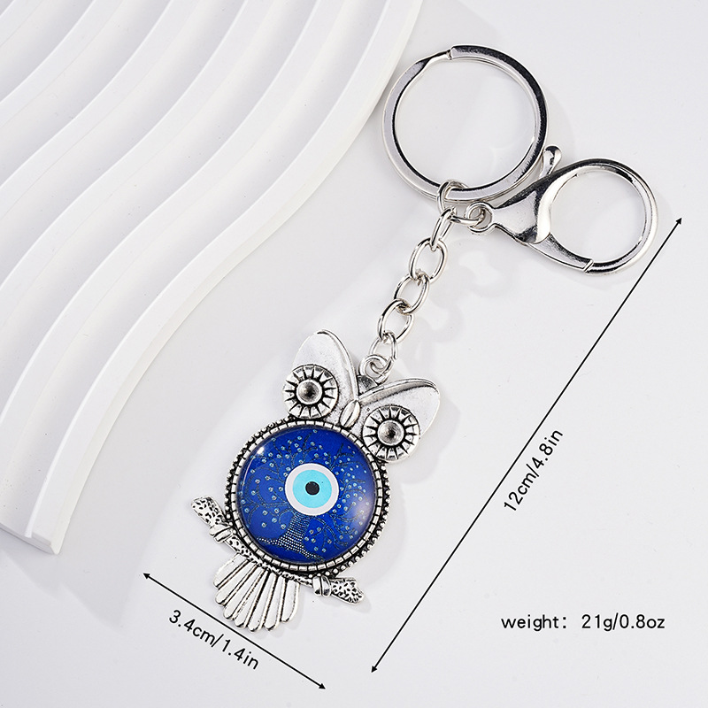 Gothic Streetwear Owl Metal Women's Bag Pendant Keychain display picture 1