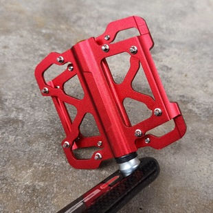 Foreign trade tail single 3 bearing aluminum alloy mountain bike widened pedal road car lightweight pedal folding car universal
