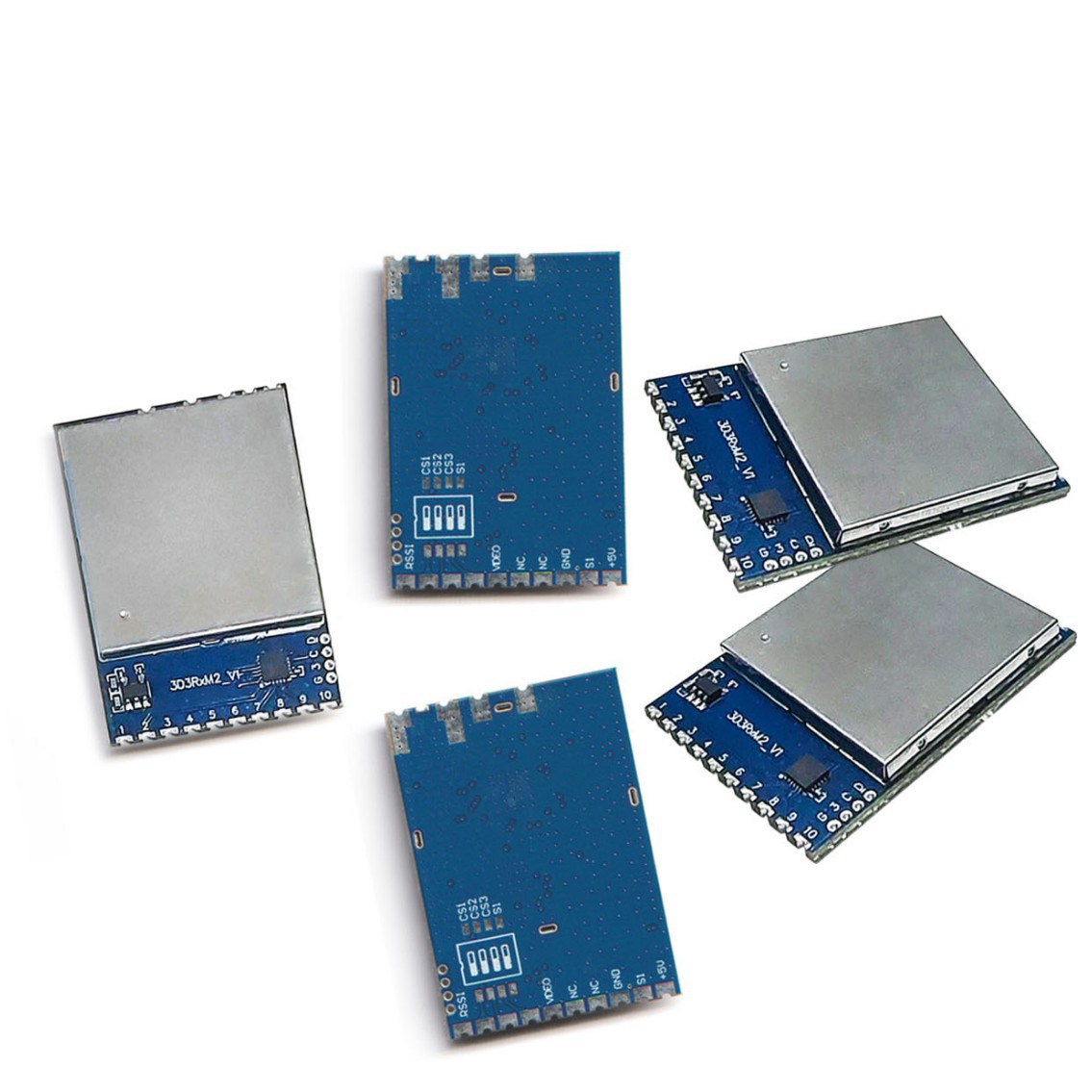 DC5V 3.3G RF视频接收模块VRX 16-CH FPV模拟无线 图传接收器