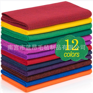 1.4mm��ɫë�ֲ�����ܛë�ֲ�rpet�ֹ�DIY������COLORFELT