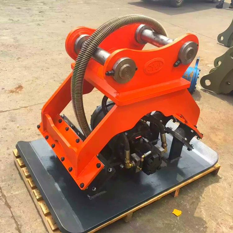 Гидравлический плоский трамбовщик, уплотнитель для дорожных склонов, крюковая машина, вибротрамбовка, аксессуары для экскаваторов