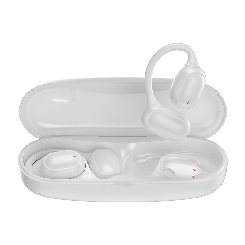 2024 nuevos auriculares Bluetooth con orejas colgantes M62 sin conducción ósea inalámbrica indolora con auriculares abiertos